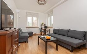 Apartment In Gdansk Center With Two Desks, Balcony And Separate Kitchen By Noclegi Renters
